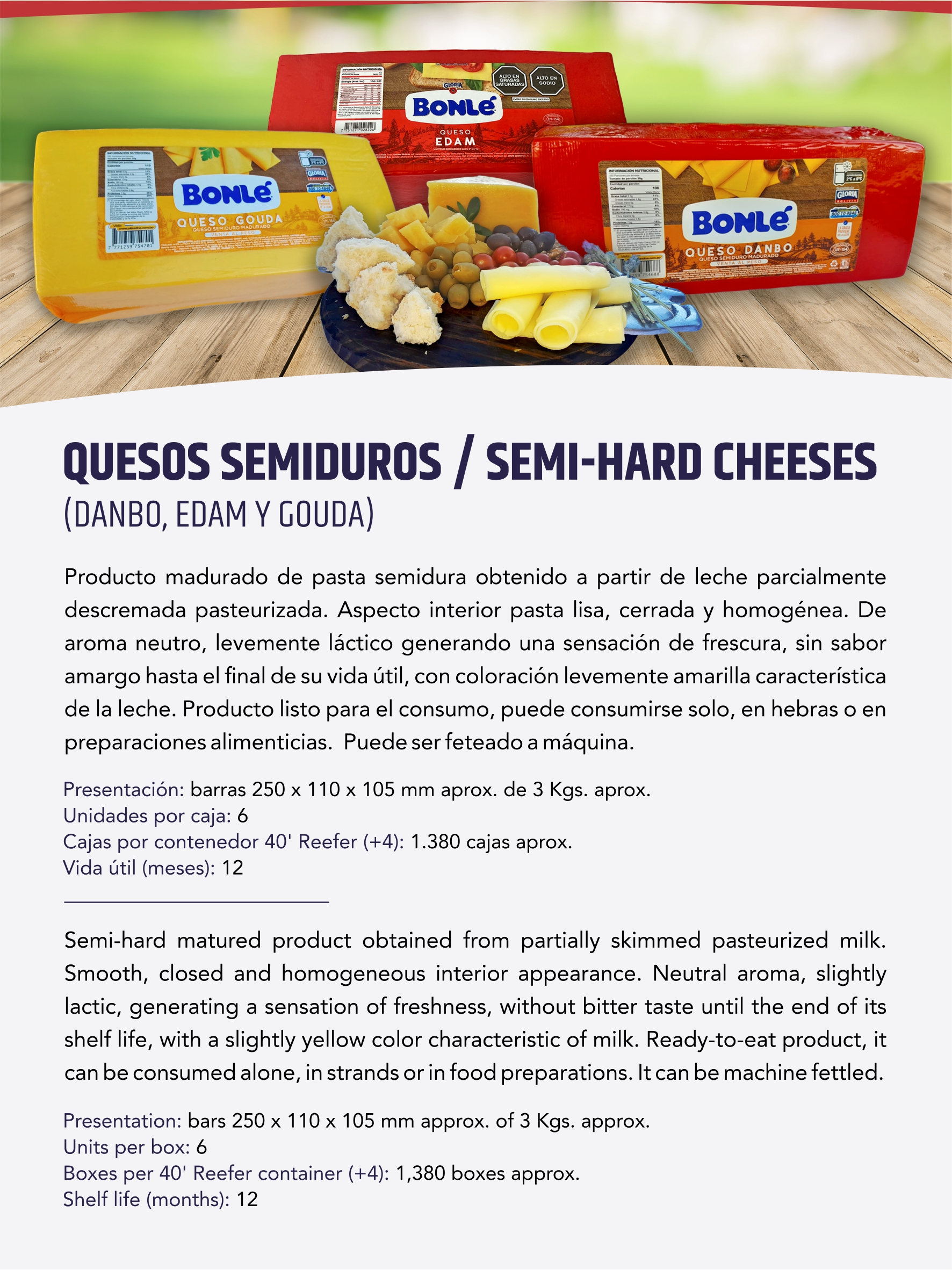 Quesos Semiduros / Semi-Hard Cheeses